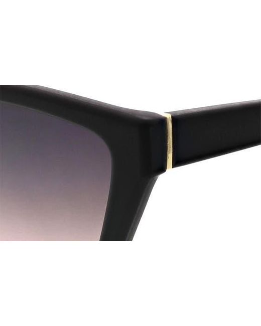 BCBGMAXAZRIA Black 56mm Cat Eye Sunglasses