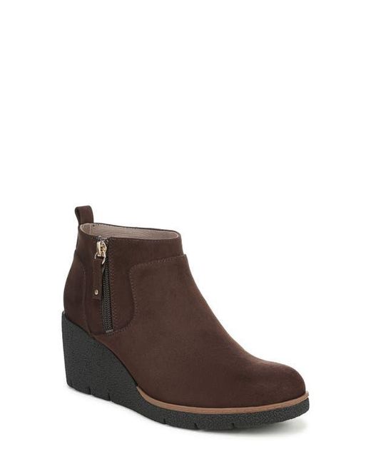 Dr. Scholls Brown Bianca Wedge Boot