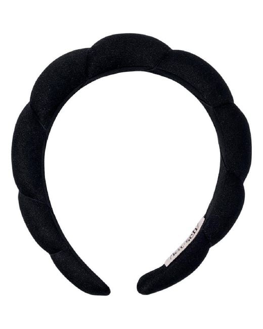 Kitsch Black Puffy Headband