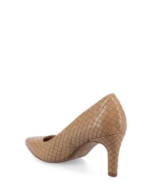 Journee Collection Brown Scylee Pump