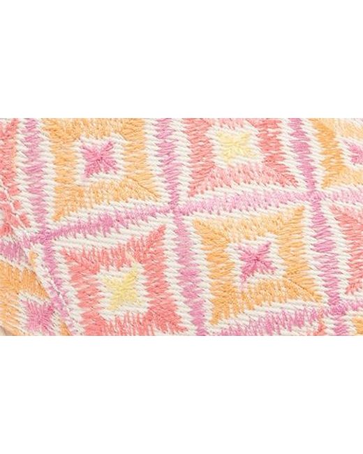 TOMS Pink Marmul Wedge Slide Sandal