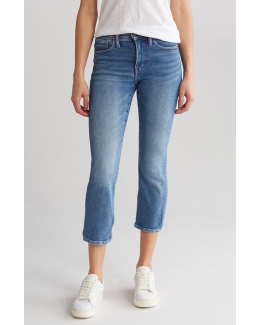 Madewell Blue Cali Ankle Crop Jeans