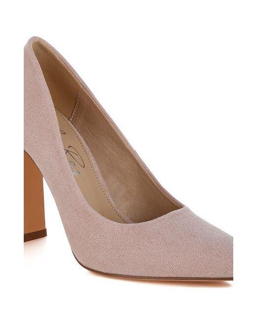 LONDON RAG Brown Uboa Pointed Toe Pump