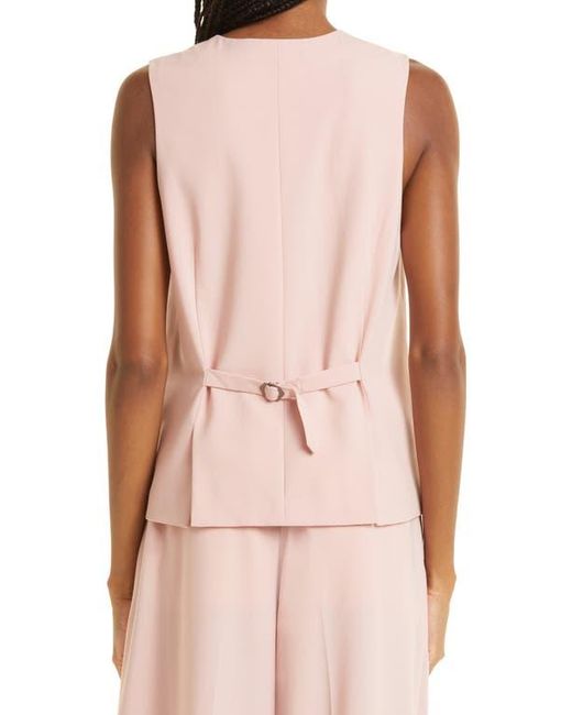 REMAIN Birger Christensen Pink Anjelica Recycled Polyester Blend Vest