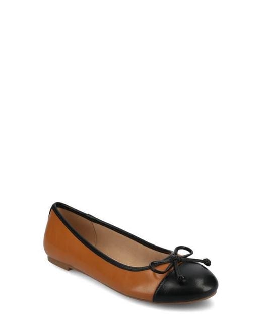 Journee Collection Black Kaiah Ballet Flat