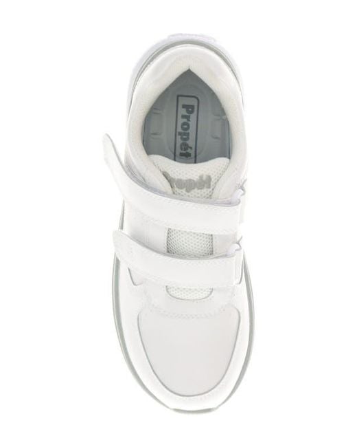 Propet White Ultima Strap Sneaker for men