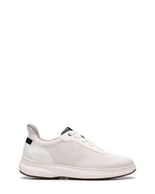 Clarks White Mullan Go Sneaker for men