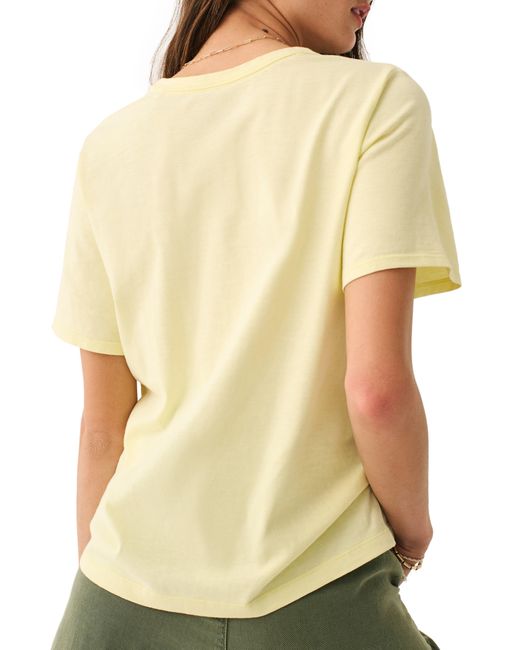 Faherty Brand Green Sunwashed Organic Cotton T-shirt