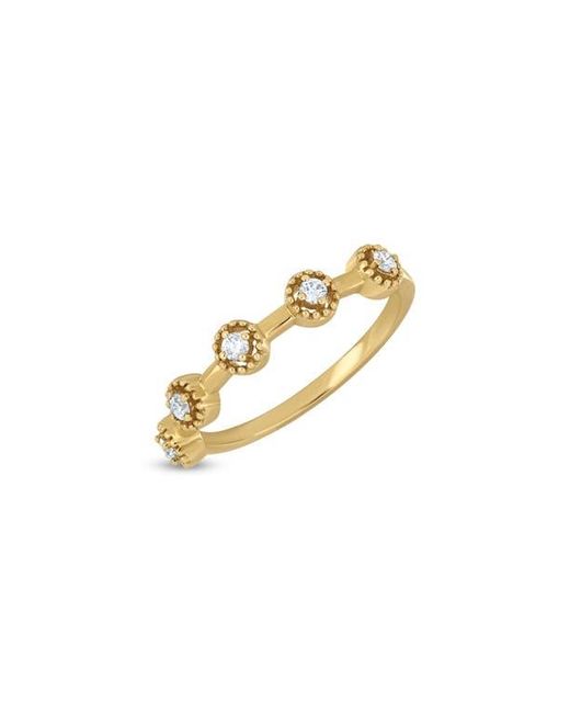 Bony Levy Metallic Monaco 18K Diamond Stackable Ring