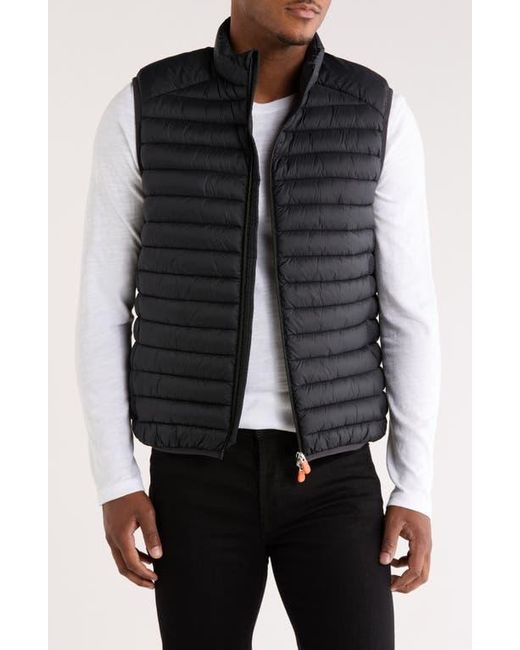 Save The Duck Blue Remo Water Resistant Packable Puffer Vest for men