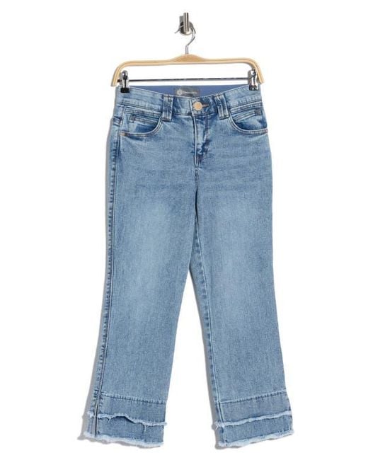 Democracy Blue Double Layer Flare Jeans