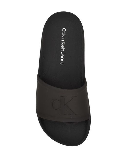 Calvin Klein Black Barli Slide Sandal