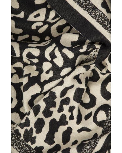 Saachi Black Reversible Scarf