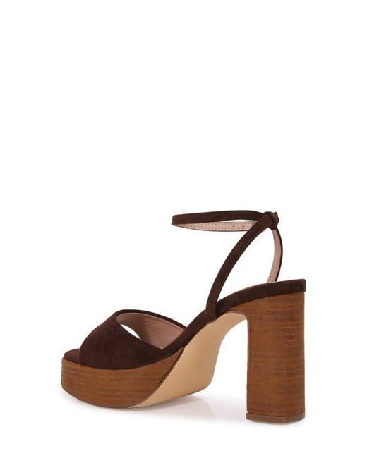 BERNESS Brown Giulietta Platform Sandal