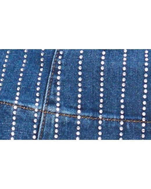 ALIGNE Blue Diamante Flare Jeans