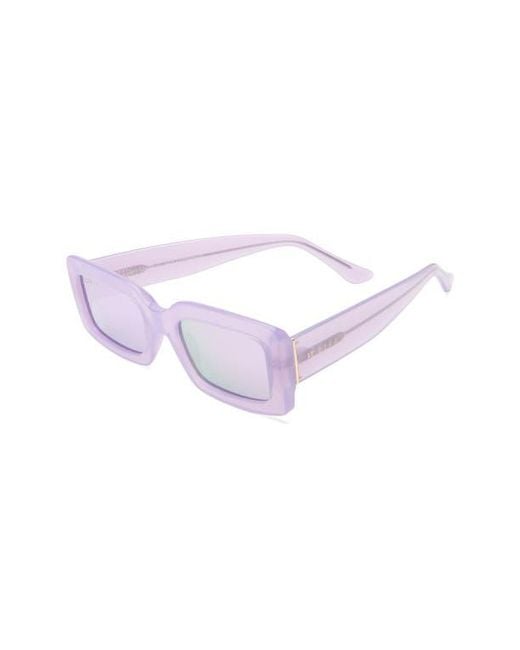 DIFF Gray 53Mm Rectangle Sunglasses for men
