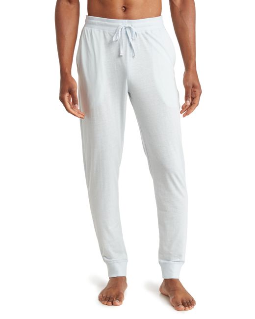 Daniel Buchler Blue Cuffed Pajama Pants for men
