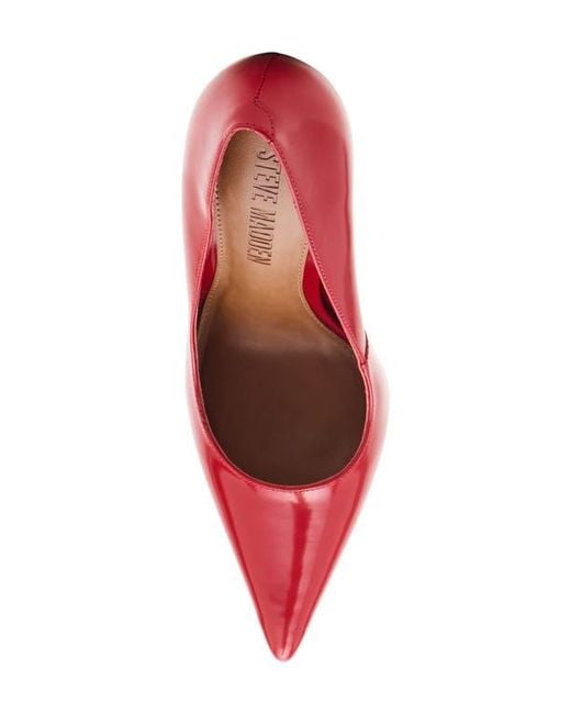 Steve Madden Red Noir Pointed Toe Pump