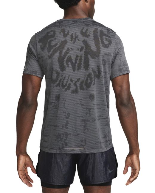Nike Gray Dri-fit Adv Running Division T-shirt for men