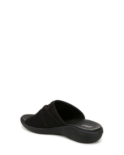 Bzees Black Cherish Slide Sandal