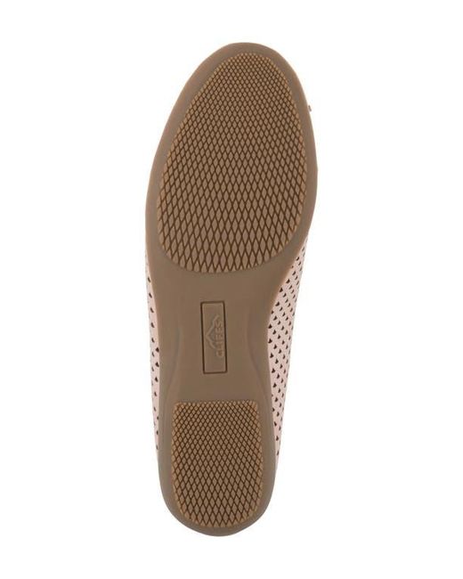 White Mountain Brown Carris Perforated Flat