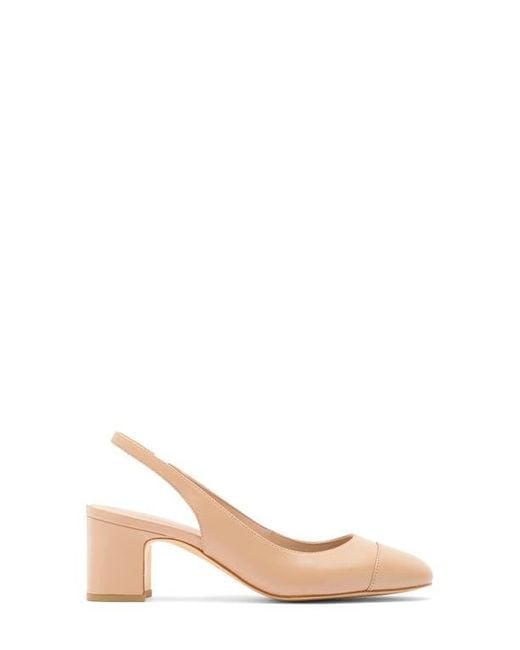 Stuart Weitzman Natural Milla 55 Slingback Pump