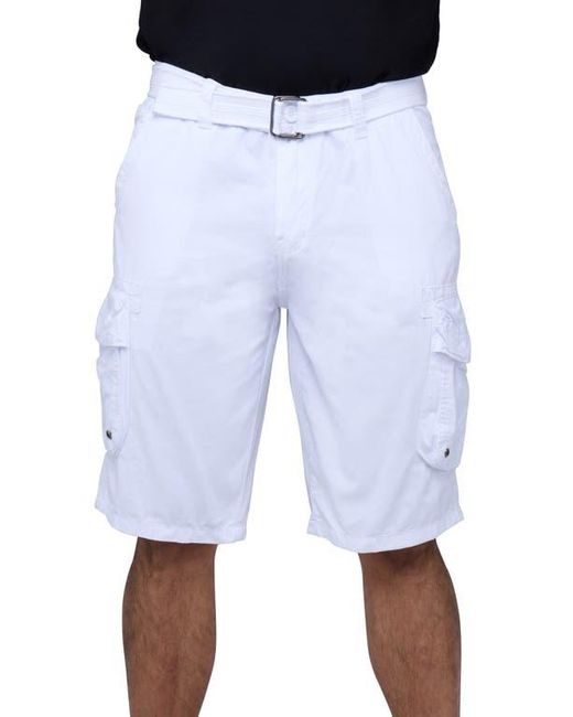Xray Jeans Black Cargo Shorts for men