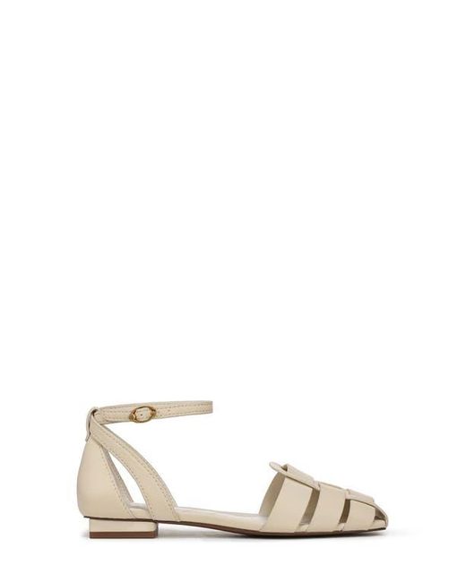 Franco Sarto White Taylon Fisherman Sandal