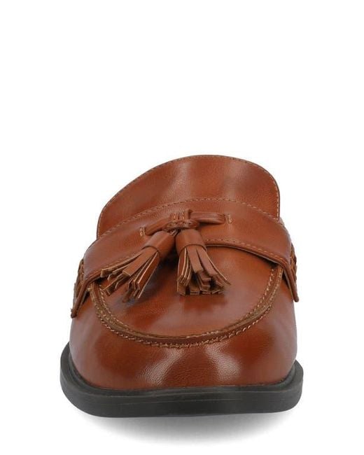 Journee Collection Brown Azura Tassel Loafer