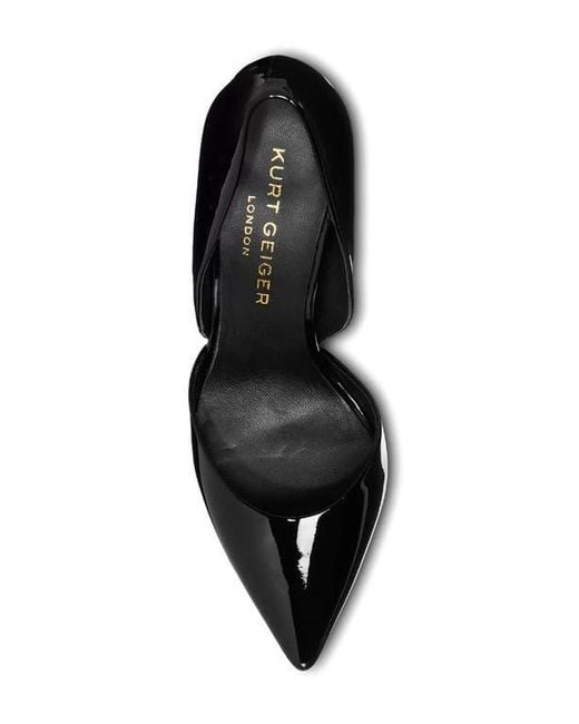 Kurt Geiger Black Bond 90 D'Orsay Pump