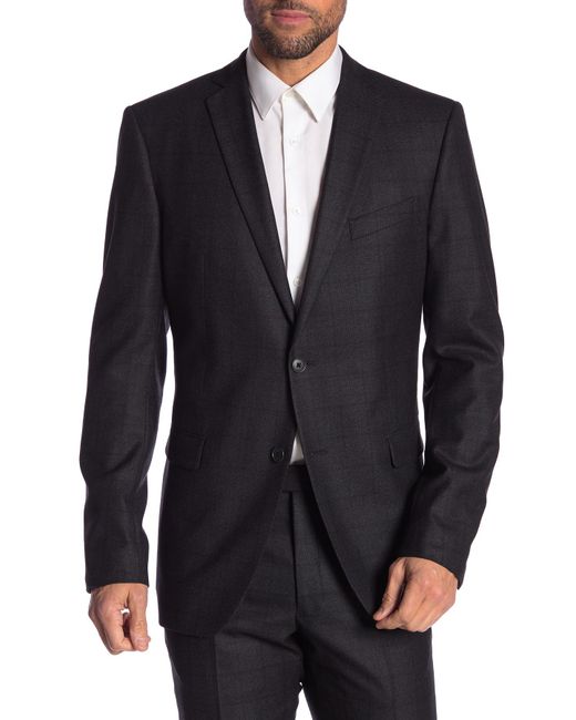 John Varvatos Gray Bedford Suit Jacket for men
