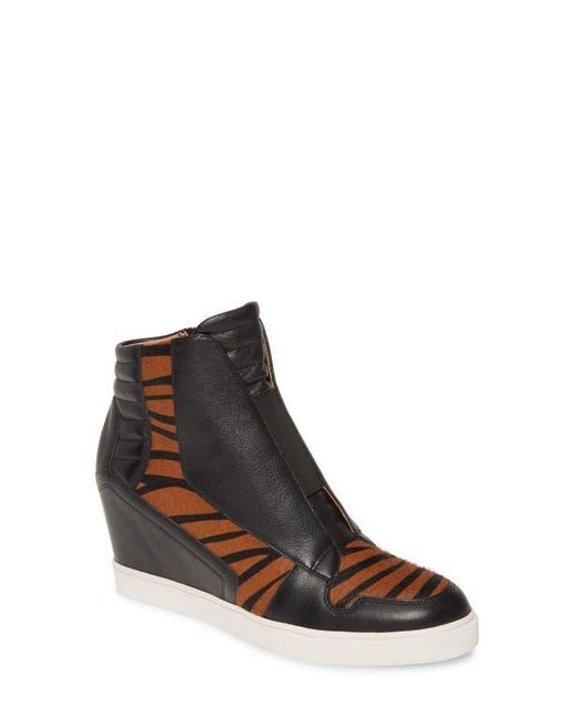 Linea Paolo Brown Filipa Ii Wedge Sneaker Bootie