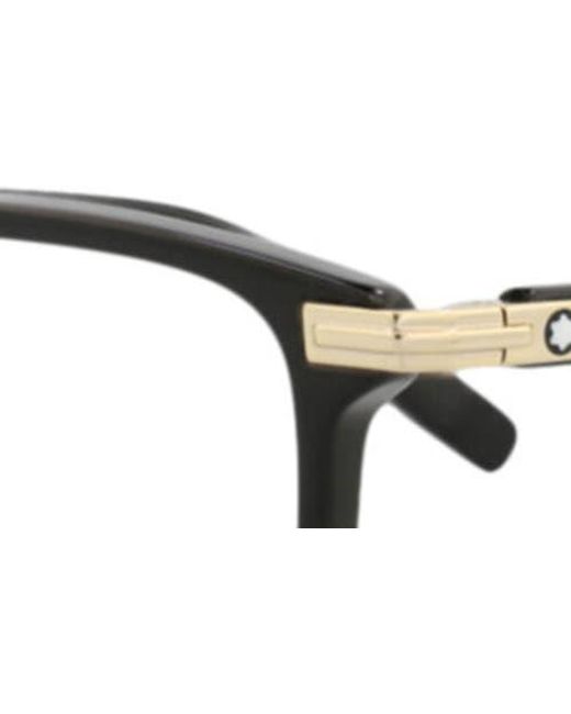 Montblanc Multicolor 54Mm Rectangle Optical Frames for men