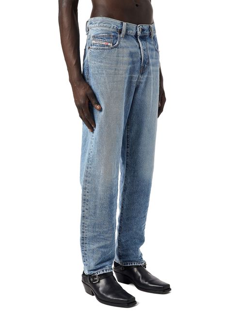 DIESEL Blue 2020 D-viker Straight Leg Jeans for men