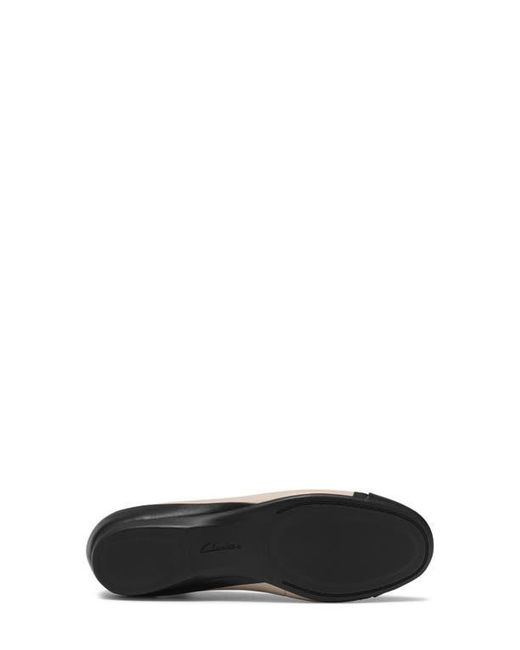 Clarks Black Cathrynn Skimmer Flat