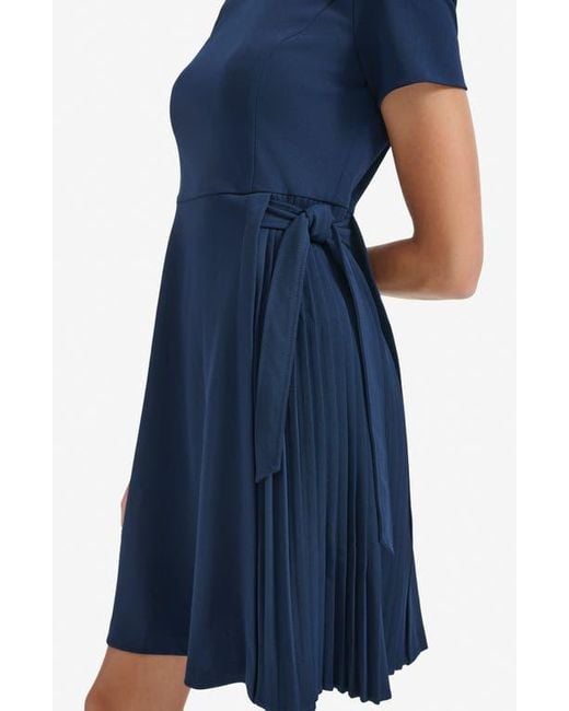 calvin klein dress sleeveless pleated a line Cinderella Divine CD243W - Long Chiffon A-Line Dress main image 0