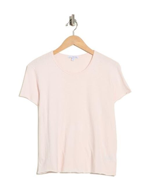 James Perse Pink Shrunken Tee
