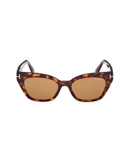 Tom Ford Multicolor Juliette 52Mm Cat Eye Sunglasses