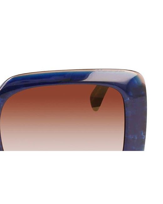 Longchamp Multicolor Roseau 53mm Gradient Square Sunglasses