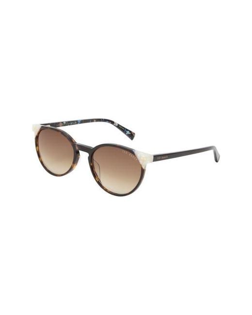 Ted Baker Multicolor 53Mm Gradient Round Sunglasses