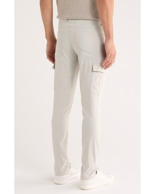 DKNY Gray Essential Tech Cargo Pants for men