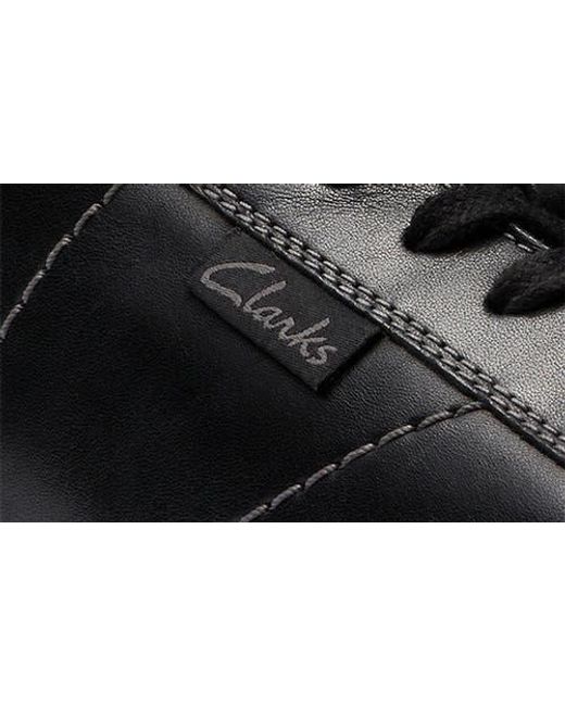 Clarks Black Townview Lace Trainers for men