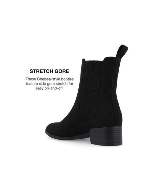 Journee Collection Black Wrenley Bootie