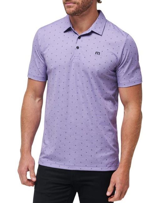 Travis Mathew Purple Always Summer Piqué Polo for men