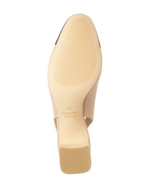 Stuart Weitzman Natural Milla 55 Slingback Pump