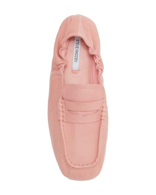 Steve Madden Pink Eurry Penny Loafer