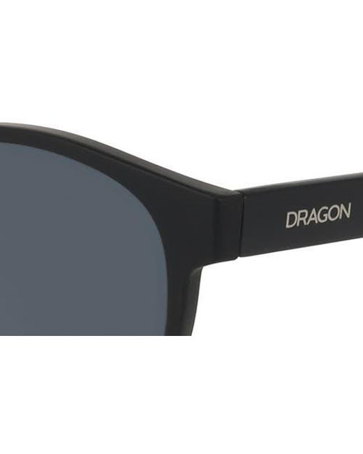 Dragon Blue 53Mm Round Sunglasses