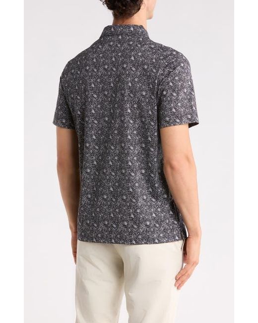 Bugatchi Gray Short Sleeve Polo for men
