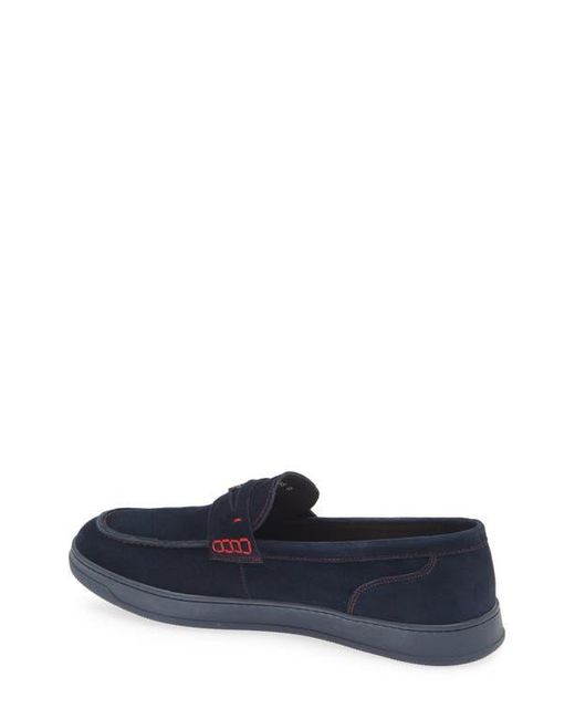Robert Graham Blue Toucan Penny Loafer for men