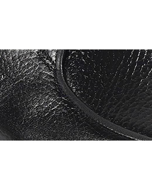 VELLAPAIS Black Moore Apron Toe Derby for men